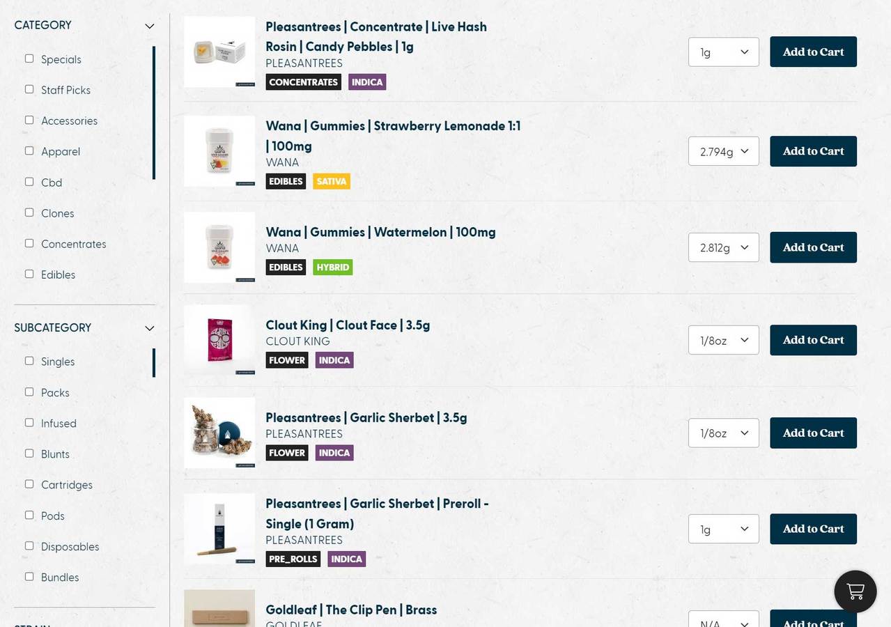 Range Headless Menu Example